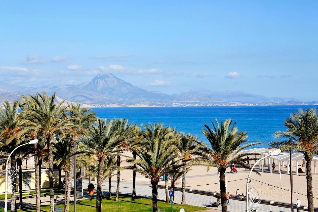 San Juan Beach Apartment With Ac And Views Alicante Kültér fotó